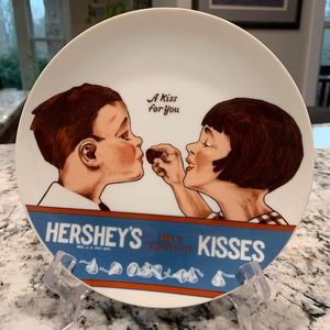 1979 Hershey's Milk Chocolate Kissess "A Kiss for you" Plate Collectible